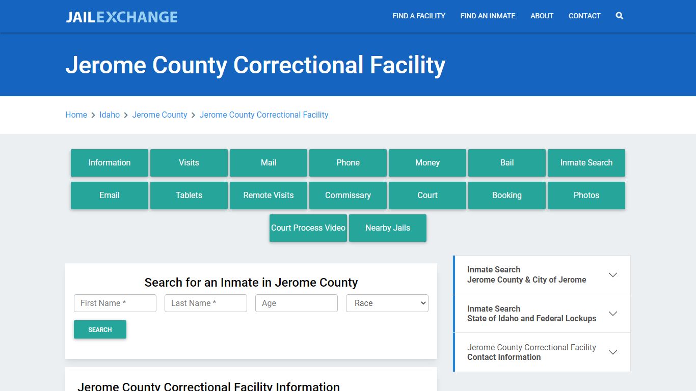 Jerome County Correctional Facility - Jail Exchange