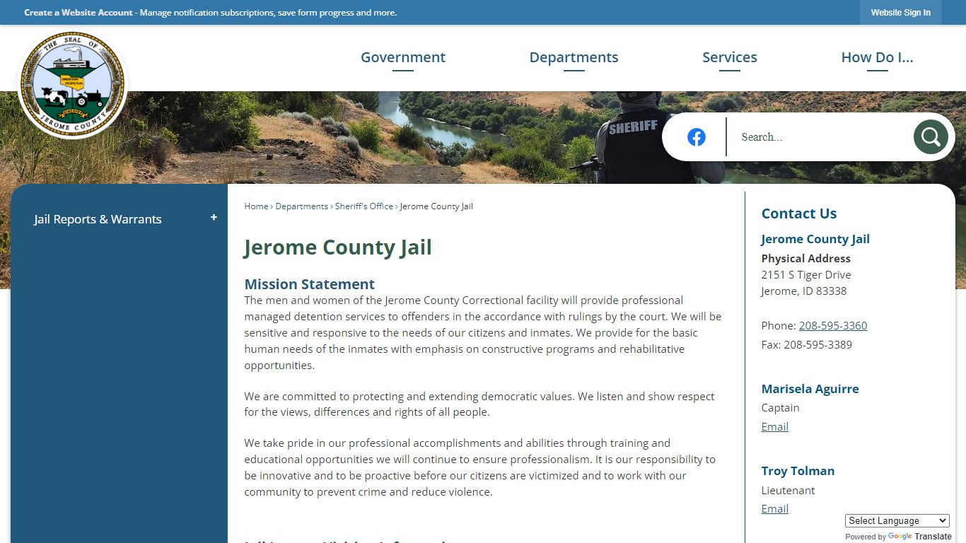 Jerome County Jail | Jerome County, ID